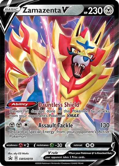 Zamazenta V SWSH019 (SWSH019) [SWSH: Sword & Shield Promo Cards]