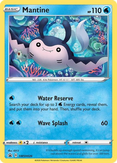 Mantine SWSH026 (SWSH026) [SWSH: Sword & Shield Promo Cards]