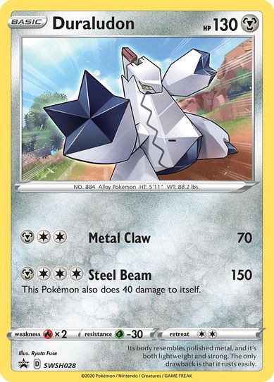 Duraludon SWSH028 (SWSH028) [SWSH: Sword & Shield Promo Cards]