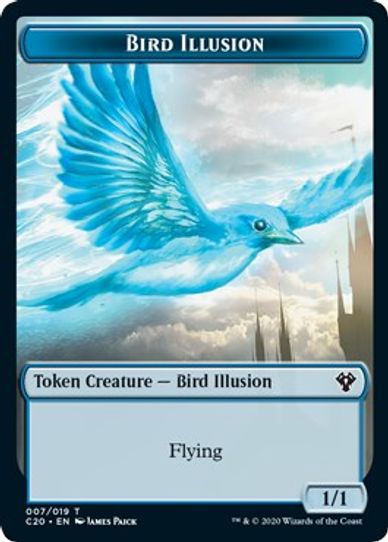 Bird Illusion // Beast Double-sided Token [Commander 2020]
