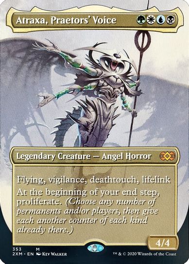 Atraxa, Praetors' Voice (Borderless) (353) [Double Masters]