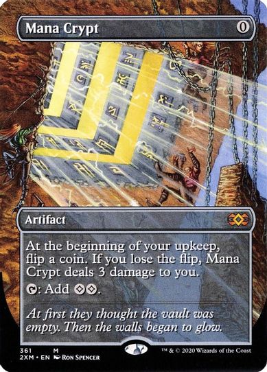 Mana Crypt (Borderless) (361) [Double Masters]