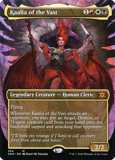 Kaalia of the Vast (Borderless) (354) [Double Masters]