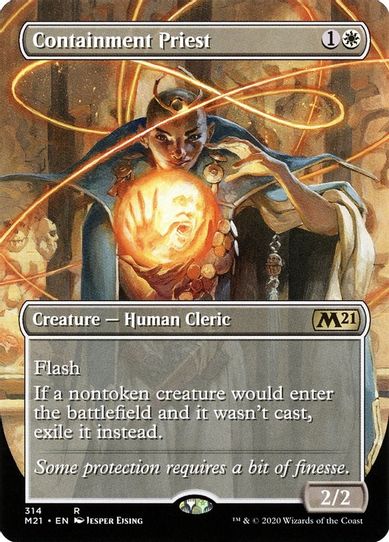 Containment Priest (Alternate Art) (314) [Core Set 2021]