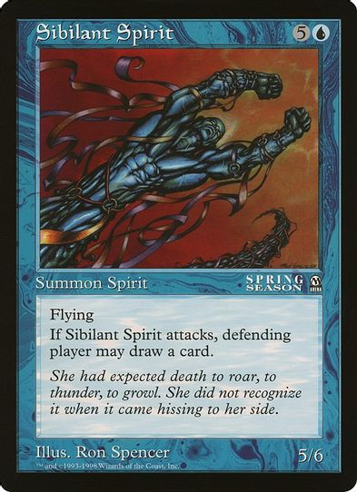 Sibilant Spirit (Oversized) [Oversize Cards]