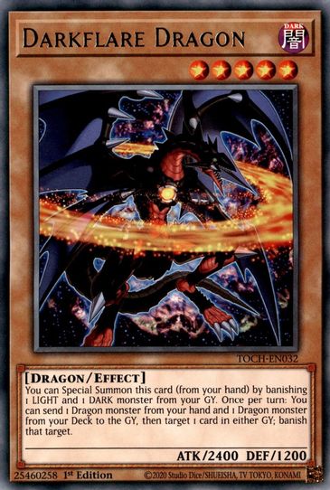 Darkflare Dragon (TOCH-EN032) [Toon Chaos]