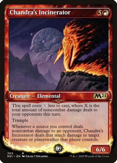 Chandra's Incinerator (Showcase) (302) [Core Set 2021]