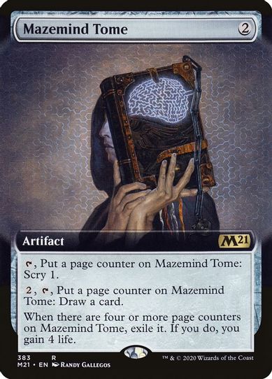 Mazemind Tome (Extended Art) (383) [Core Set 2021]