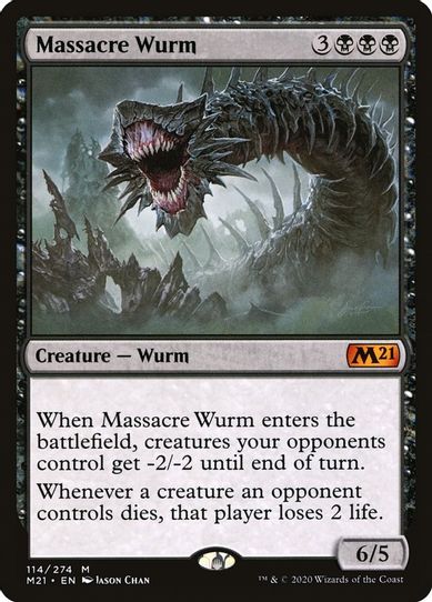 Massacre Wurm (114) [Core Set 2021]