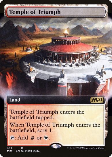 Temple of Triumph (Extended Art) (391) [Core Set 2021]