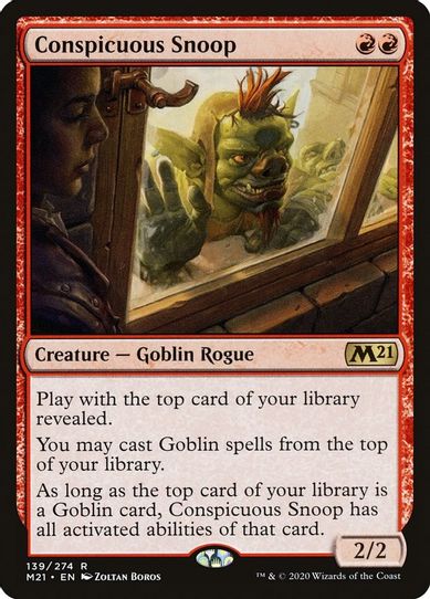 Conspicuous Snoop (139) [Core Set 2021]