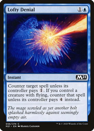 Lofty Denial (56) [Core Set 2021]