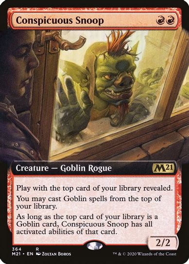 Conspicuous Snoop (Extended Art) (364) [Core Set 2021]
