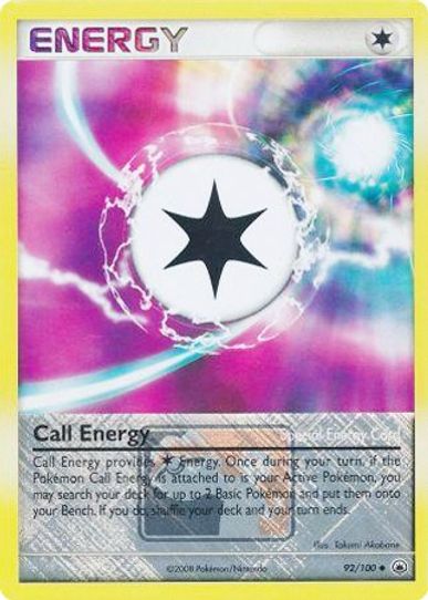 Call Energy 92/100 (League Promo) [League & Championship Cards]