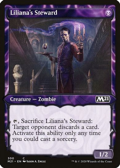 Liliana's Steward (Showcase) (300) [Core Set 2021]