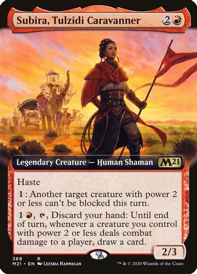 Subira, Tulzidi Caravanner (Extended Art) (368) [Core Set 2021]