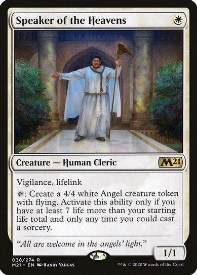 Speaker of the Heavens (38) [Core Set 2021]