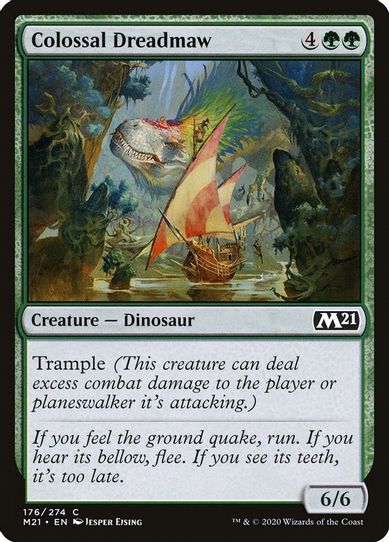 Colossal Dreadmaw (176) [Core Set 2021]