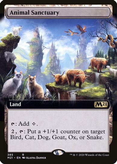 Animal Sanctuary (Extended Art) (385) [Core Set 2021]