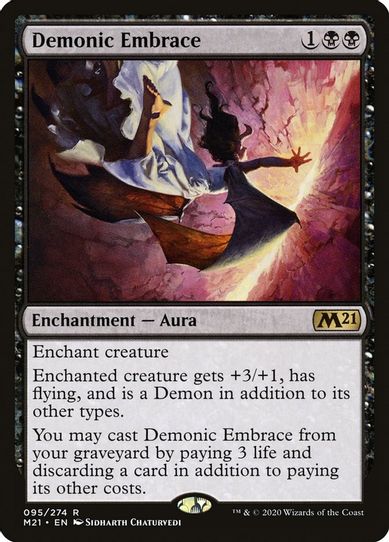 Demonic Embrace (95) [Core Set 2021]