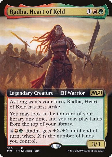 Radha, Heart of Keld (Extended Art) (380) [Core Set 2021]