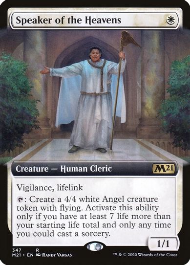 Speaker of the Heavens (Extended Art) (347) [Core Set 2021]