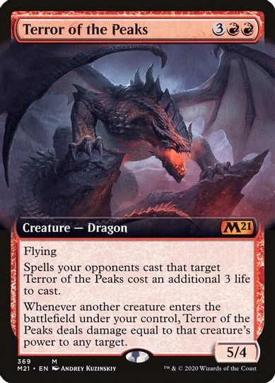 Terror of the Peaks (Extended Art) (369) [Core Set 2021]