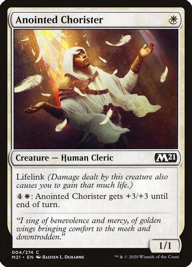 Anointed Chorister (4) [Core Set 2021]