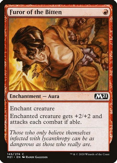 Furor of the Bitten (145) [Core Set 2021]