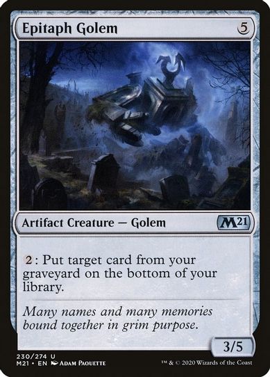 Epitaph Golem (230) [Core Set 2021]
