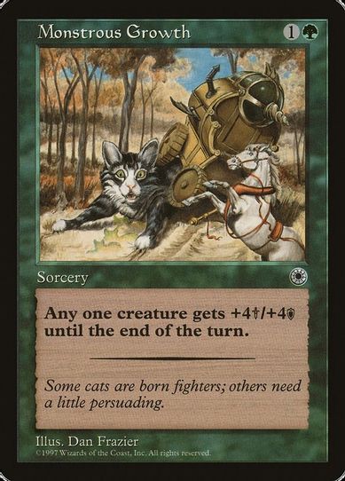 Monstrous Growth (Flavor Text) (173) [Portal]