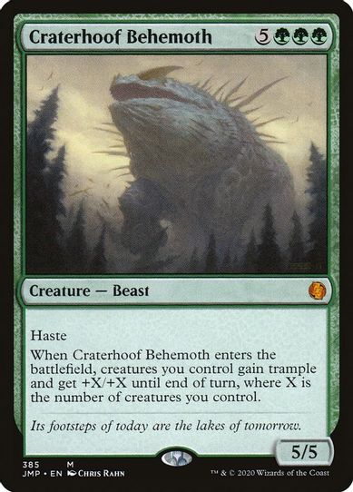 Craterhoof Behemoth (385) [Jumpstart]