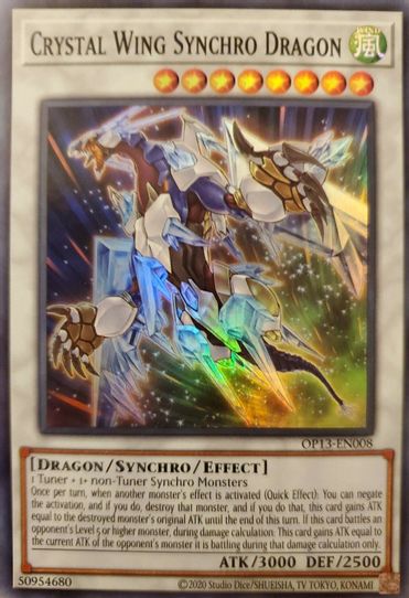 Crystal Wing Synchro Dragon (OP13-EN008) [OTS Tournament Pack 13]