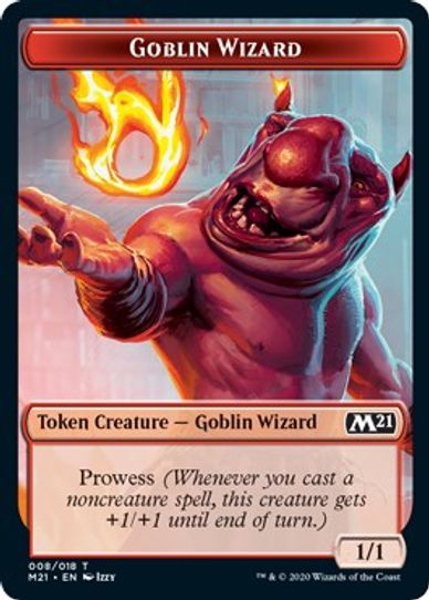 Goblin Wizard Token (8) [Core Set 2021]