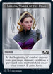 Emblem - Liliana, Waker of the Dead (18) [Core Set 2021]