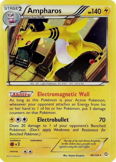 Ampharos (Cosmos Holo) (40) [Blister Exclusives]