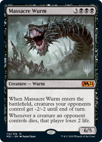 Massacre Wurm (114) [Promo Pack: Core Set 2021]