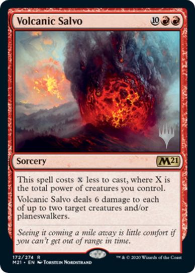 Volcanic Salvo (172) [Promo Pack: Core Set 2021]