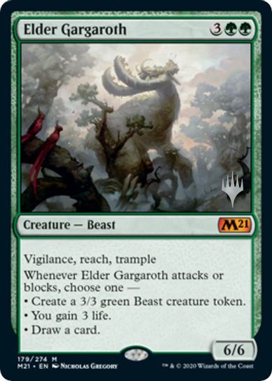Elder Gargaroth (179) [Promo Pack: Core Set 2021]
