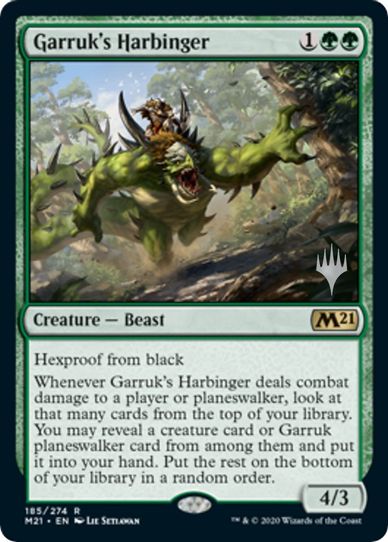 Garruk's Harbinger (185) [Promo Pack: Core Set 2021]