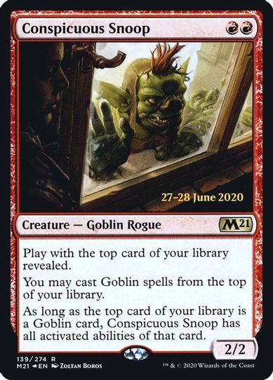 Conspicuous Snoop (139) [Prerelease Cards]
