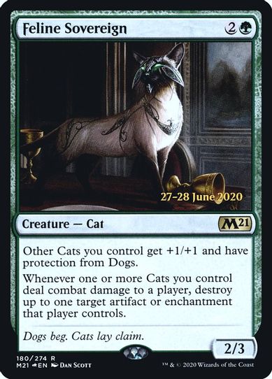 Feline Sovereign (180) [Prerelease Cards]