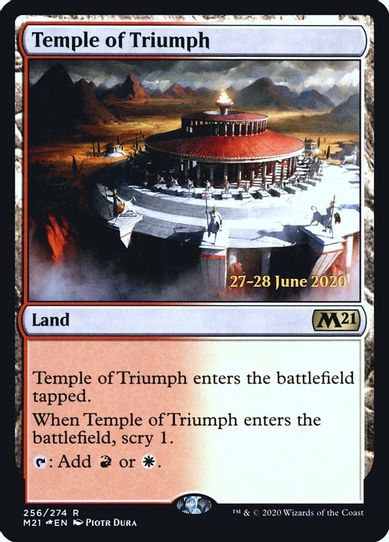 Temple of Triumph (M) (256) [Prerelease Cards]