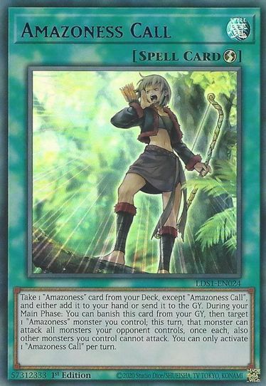 Amazoness Call (Blue) (LDS1-EN024) [Legendary Duelists: Season 1]