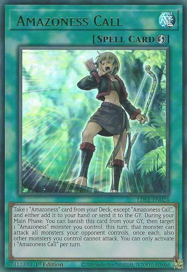 Amazoness Call (Green) (LDS1-EN024) [Legendary Duelists: Season 1]