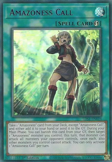 Amazoness Call (Purple) (LDS1-EN024) [Legendary Duelists: Season 1]