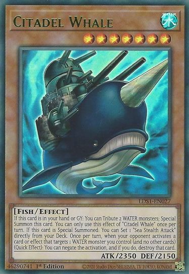 Citadel Whale (Green) (LDS1-EN027) [Legendary Duelists: Season 1]
