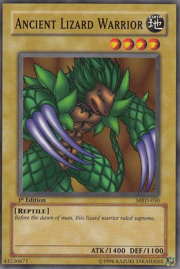 Ancient Lizard Warrior (MRD-050) [Metal Raiders]