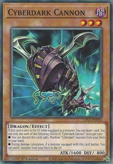 Cyberdark Cannon (LDS1-EN034) [Legendary Duelists: Season 1]