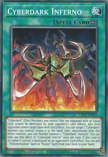 Cyberdark Inferno (LDS1-EN039) [Legendary Duelists: Season 1]